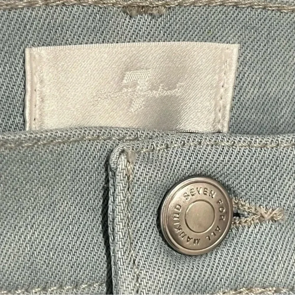 7 For All Mankind Easy Boot 25 High Rise 34" Light Wash - Picture 10 of 10